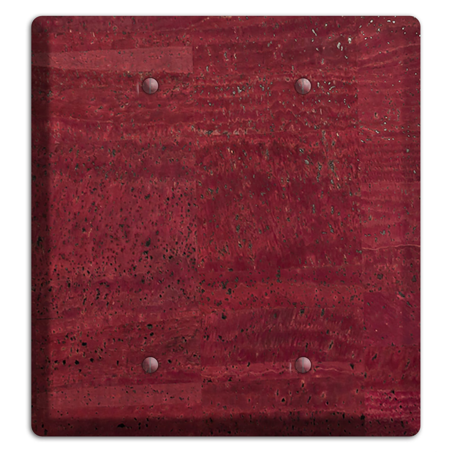 Cranberry Cork 2 Blank Wallplate