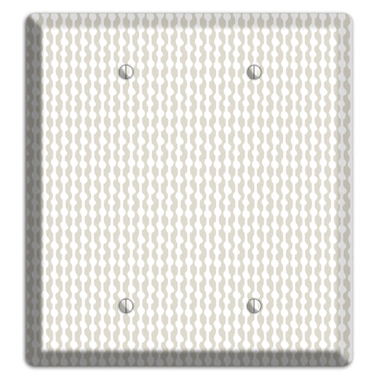 Simple Scandanavian Style C 2 Blank Wallplate