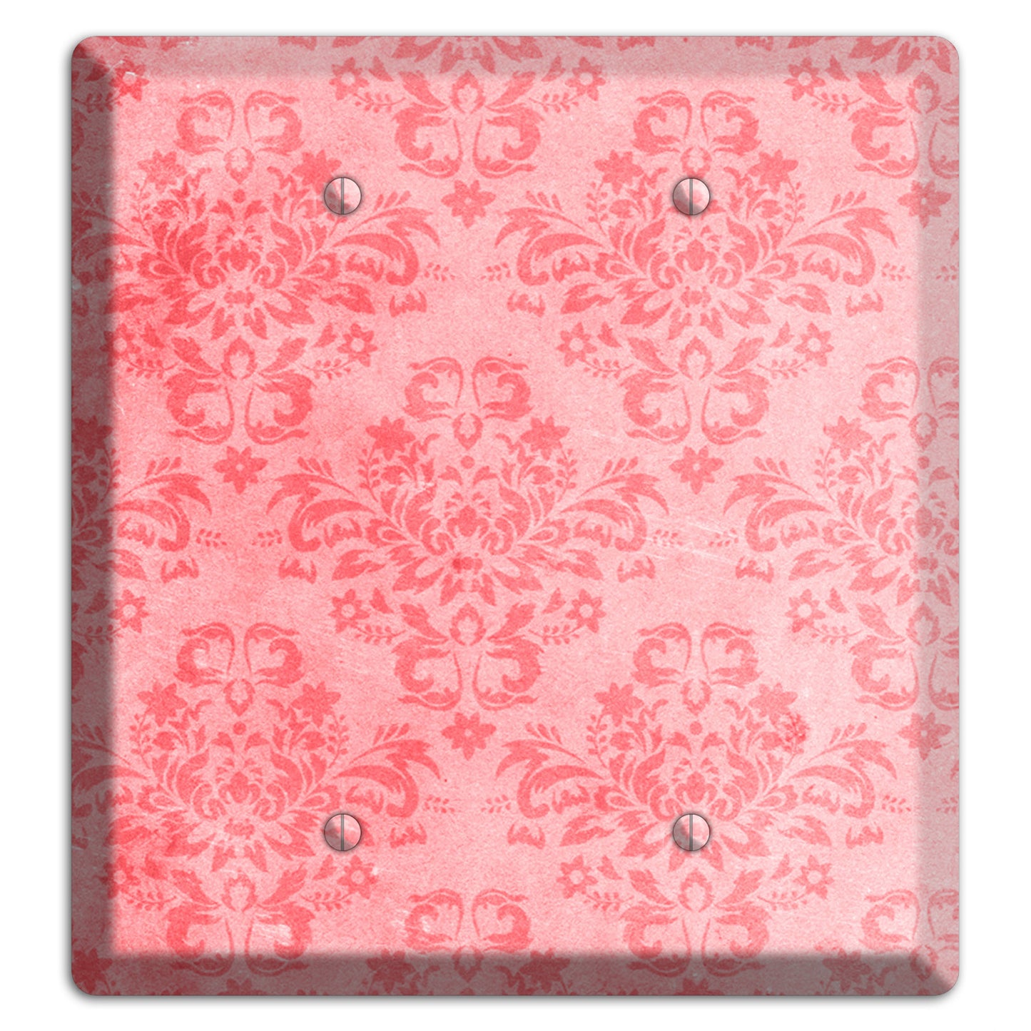 Rose Bud Soft Coral 2 Blank Wallplate