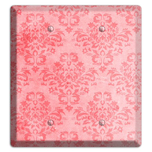 Rose Bud Soft Coral 2 Blank Wallplate