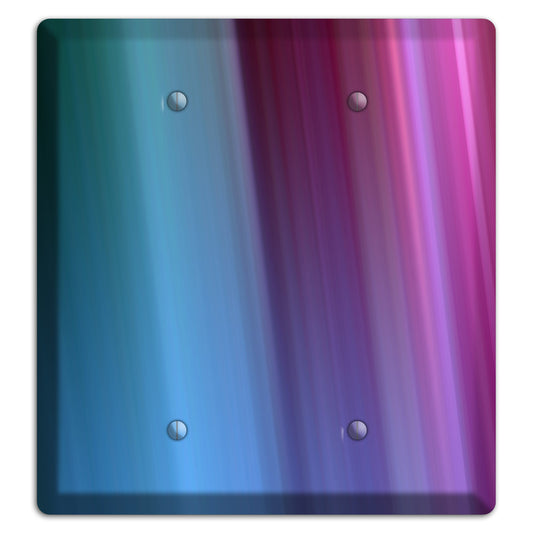 Blue and Purple Ray of Light 2 Blank Wallplate