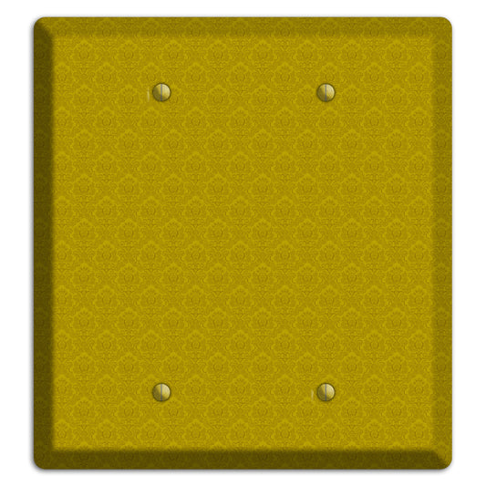 Mustard Cartouche 2 Blank Wallplate