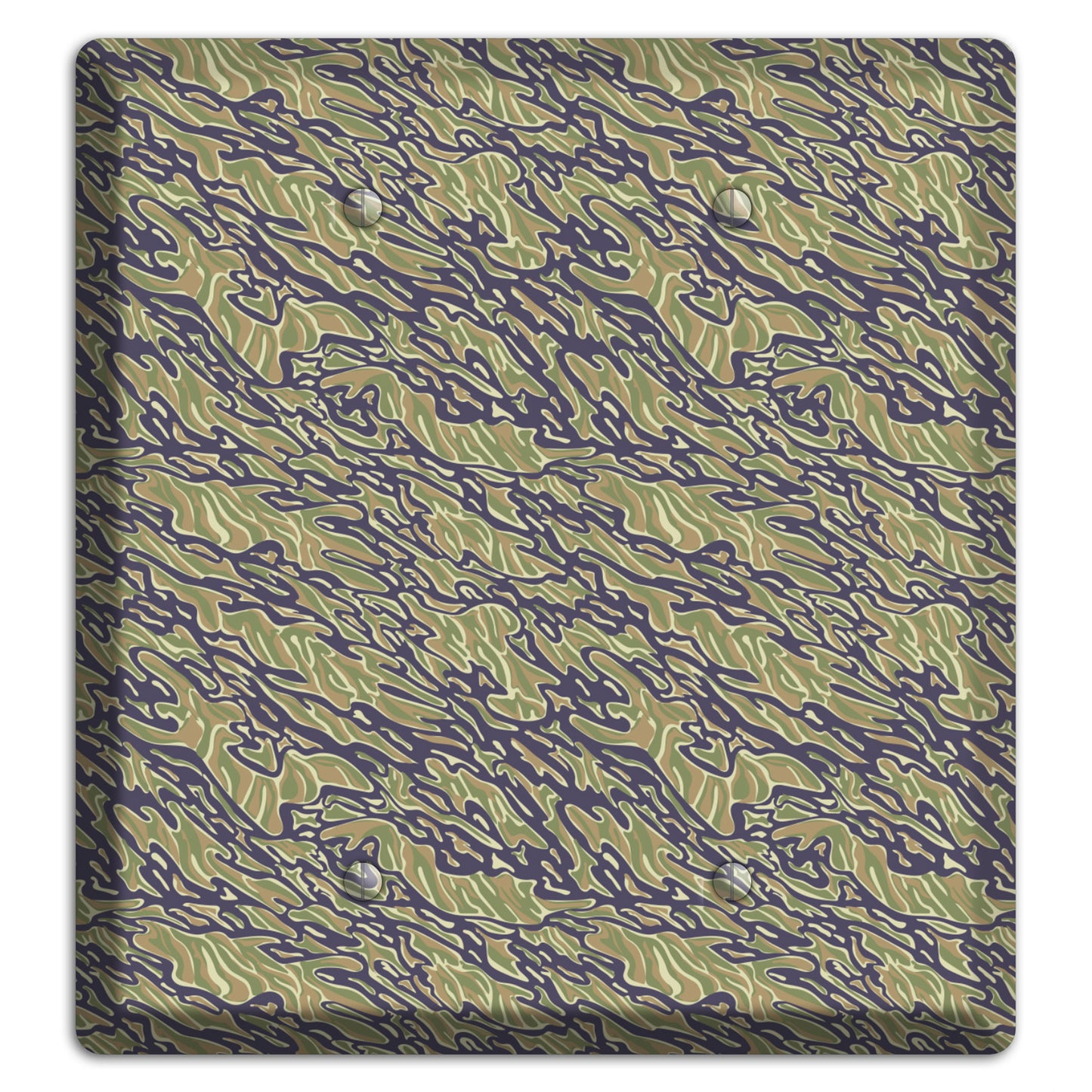 Vietnam Tiger 2 Camo 2 Blank Wallplate