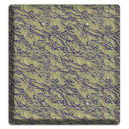 Vietnam Tiger 2 Camo 2 Blank Wallplate