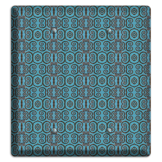 Blue Tapestry 2 Blank Wallplate