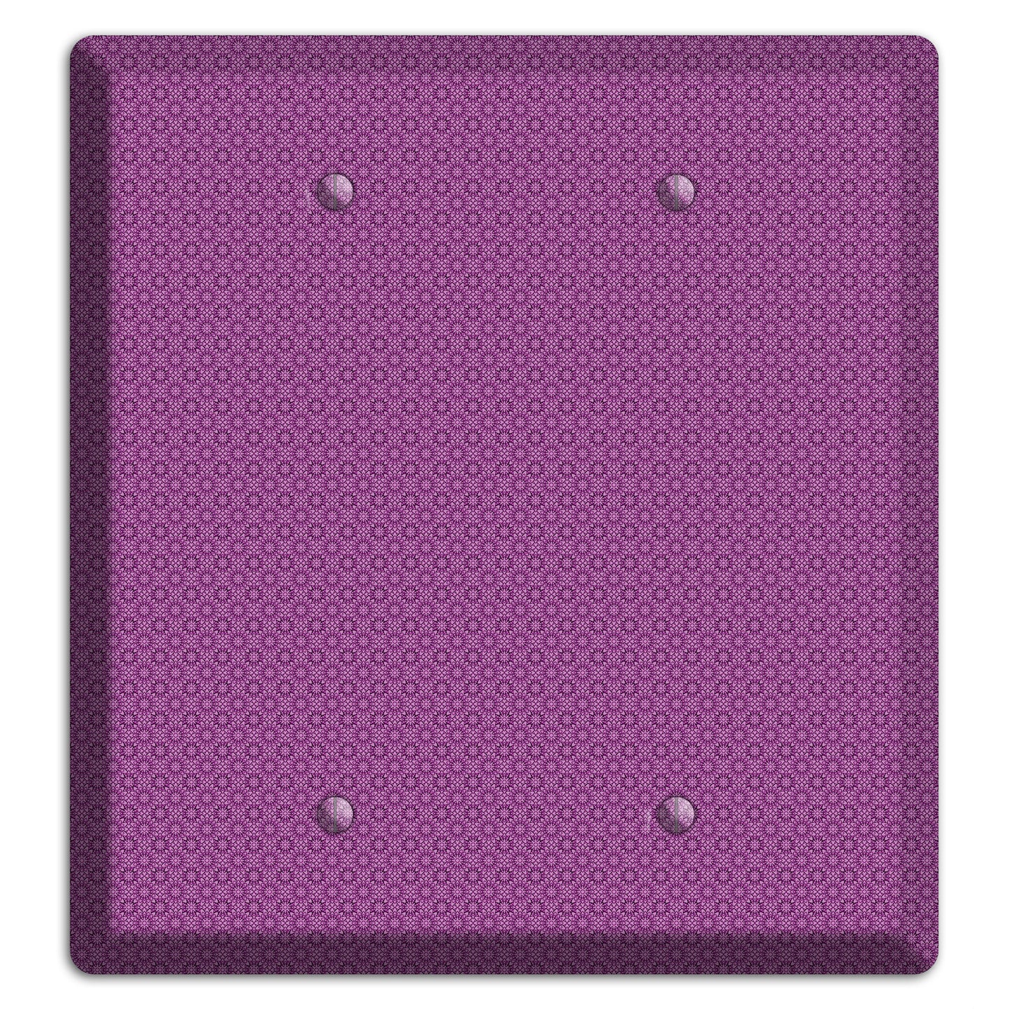 Multi Purple Foulard 2 Blank Wallplate