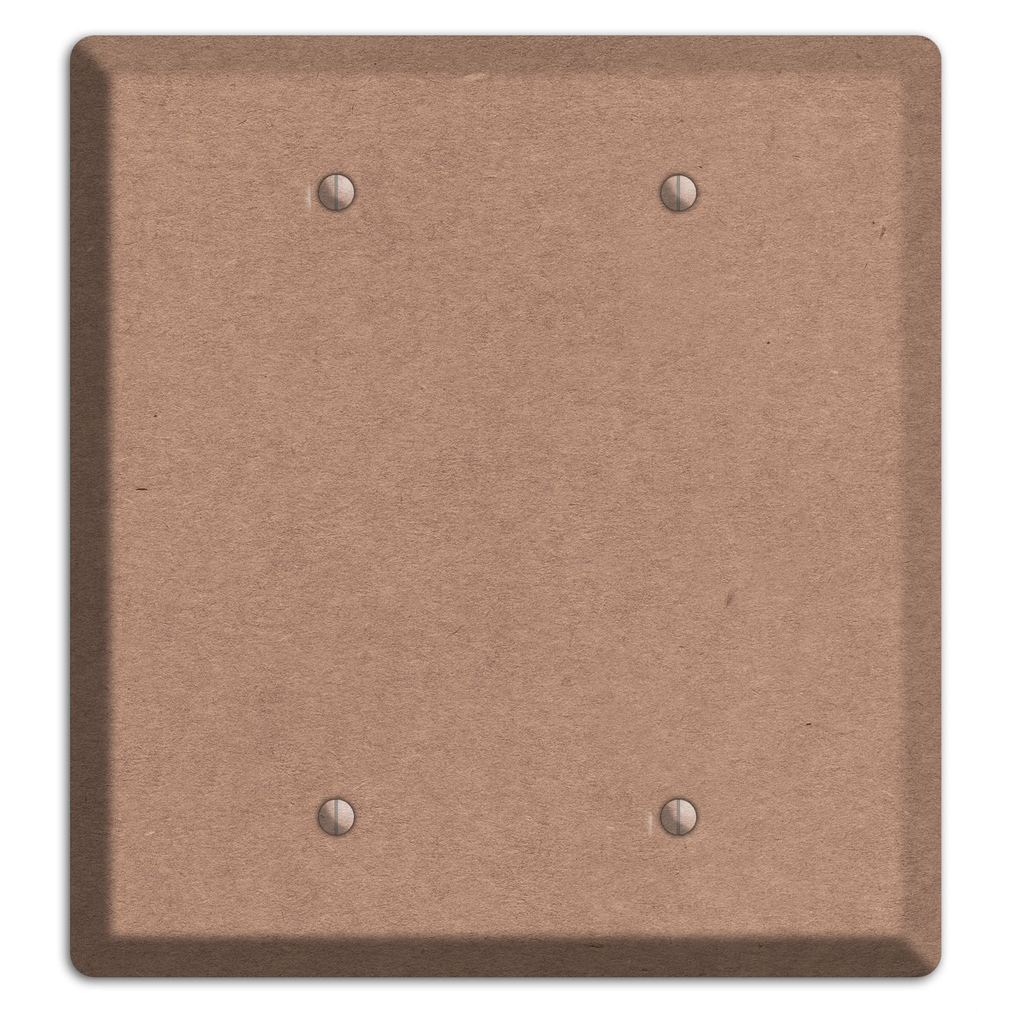 Pale Taupe Kraft 2 Blank Wallplate