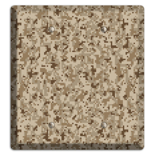 Desert Camo 2 Blank Wallplate