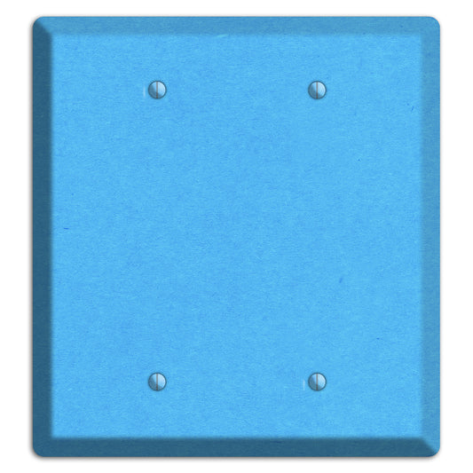 Maya Blue Kraft 2 Blank Wallplate