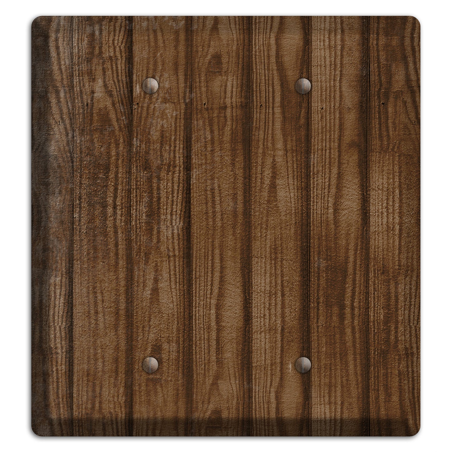 Spice Weathered Wood 2 Blank Wallplate