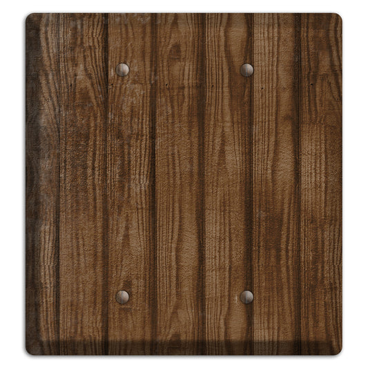 Spice Weathered Wood 2 Blank Wallplate