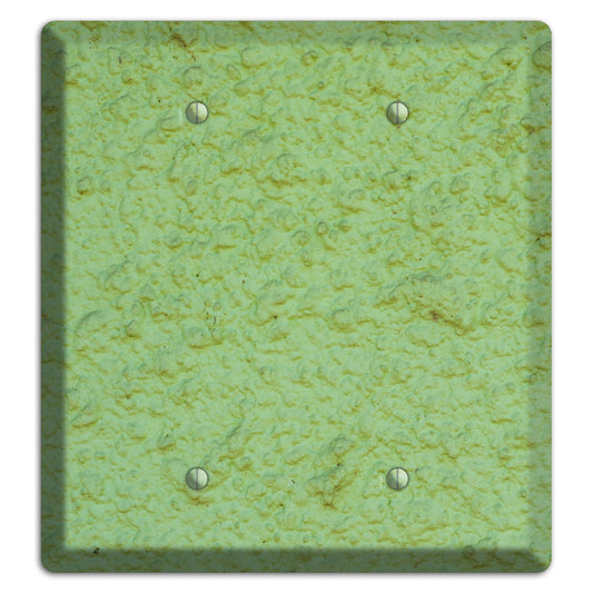 Green Concrete 2 Blank Wallplate