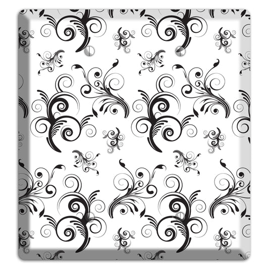 Scrolled Toile 2 Blank Wallplate