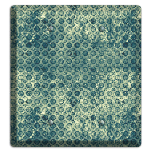 Green Circles 2 Blank Wallplate