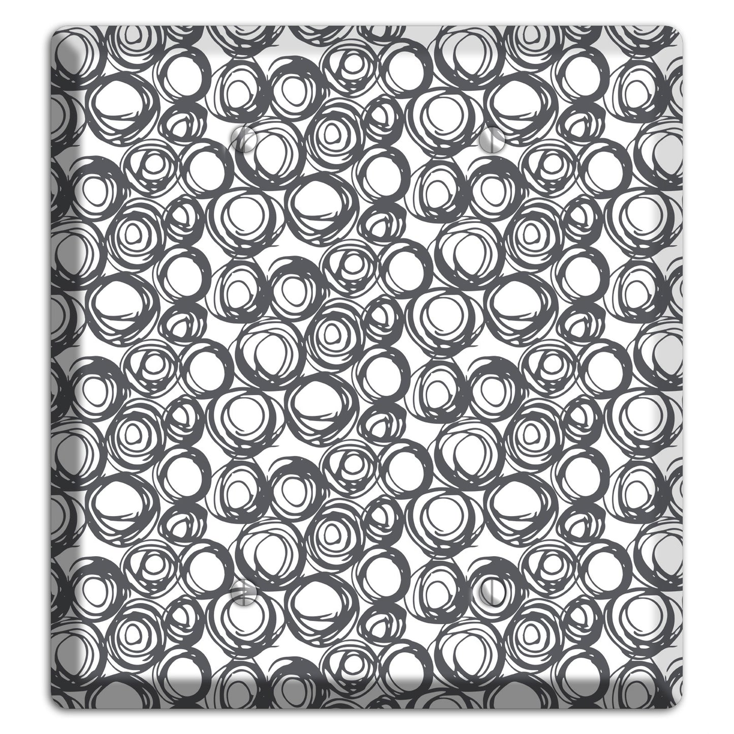 Abstract 24 2 Blank Wallplate