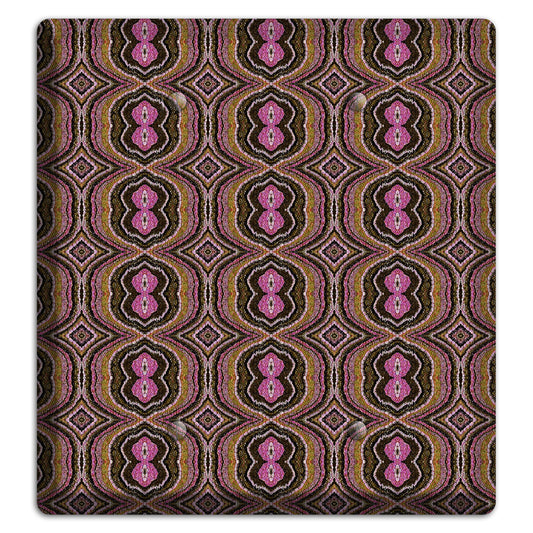 Pink and Brown Tapestry 2 Blank Wallplate