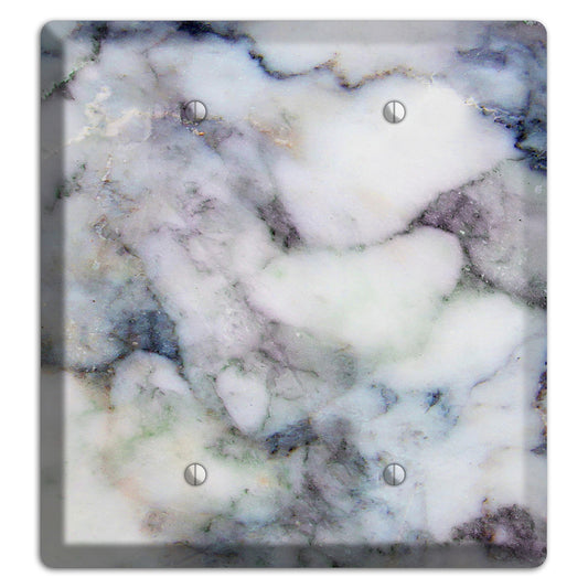 Bermuda Gray Marble 2 Blank Wallplate