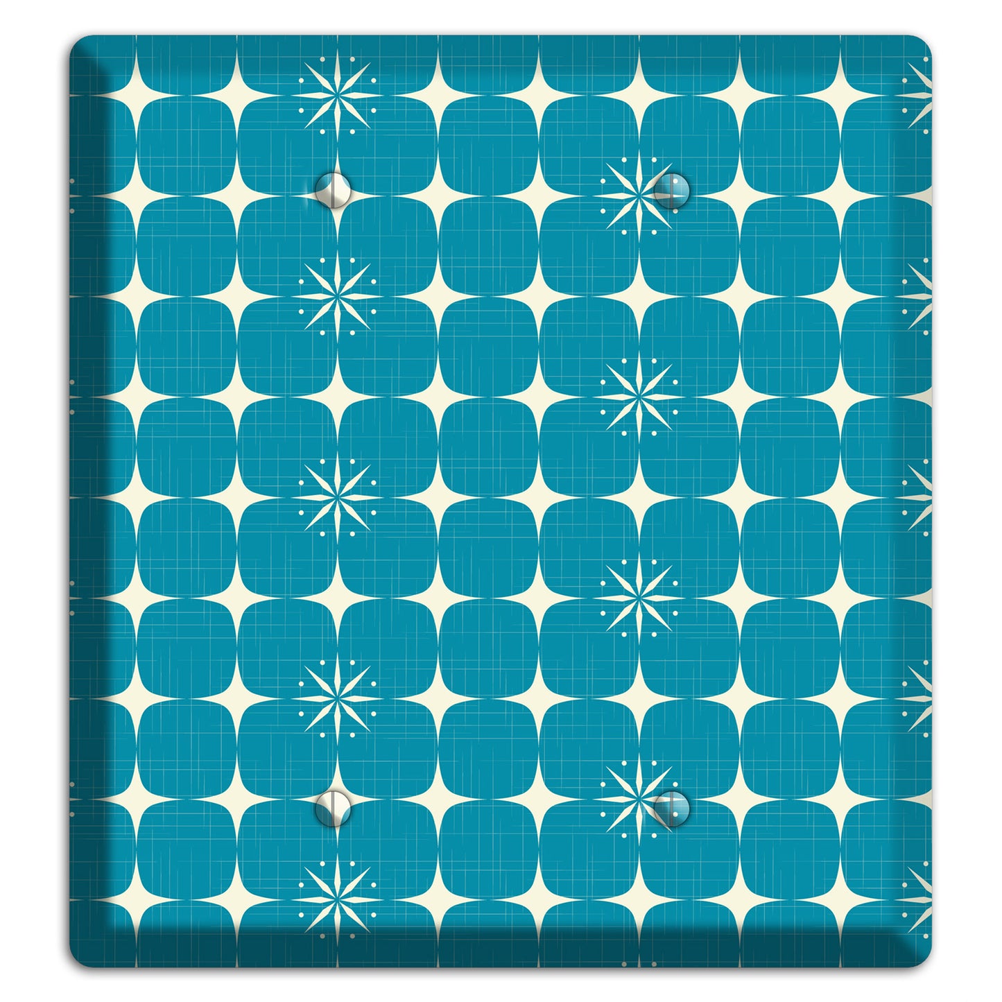 Blue Atomic 2 Blank Wallplate