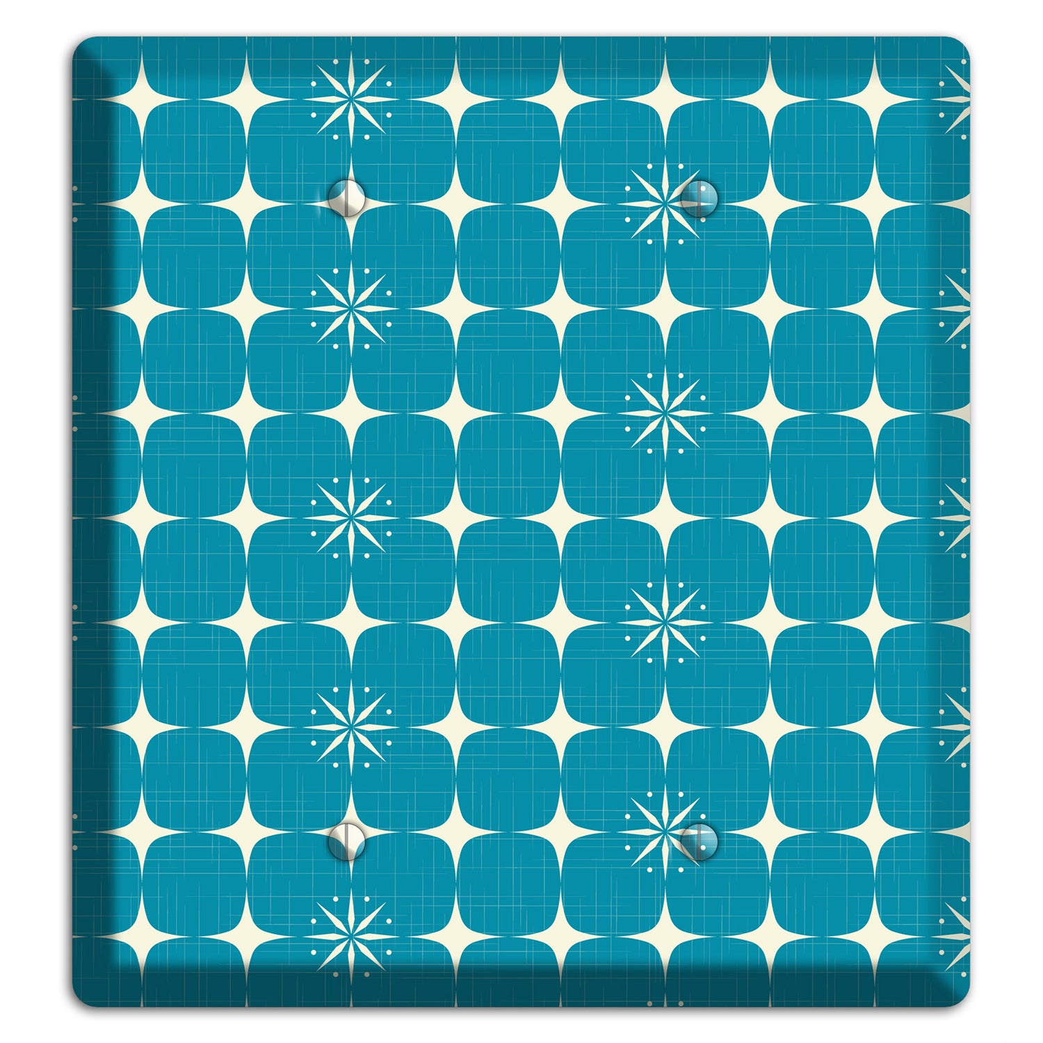 Blue Atomic 2 Blank Wallplate