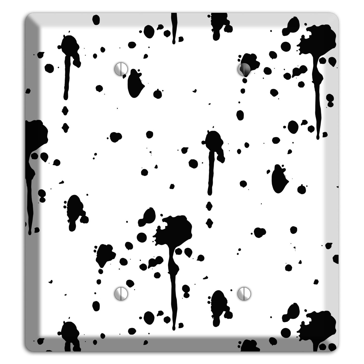 Ink Drips 1 2 Blank Wallplate