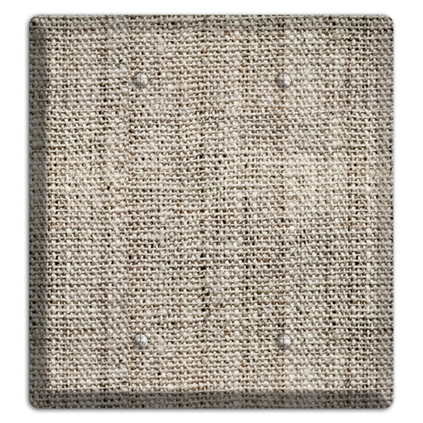 Niagara Burlap 2 Blank Wallplate