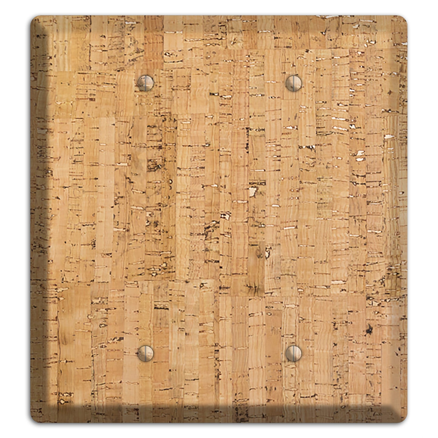 Natural Cork 2 Blank Wallplate