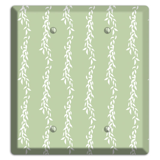 Leaves Style Z 2 Blank Wallplate