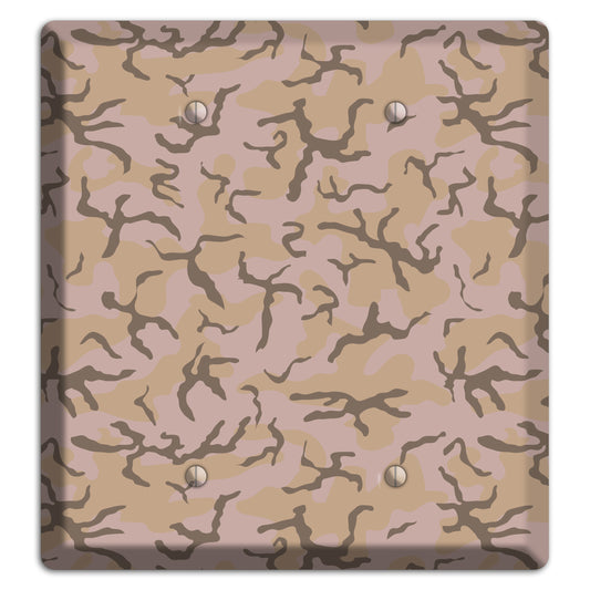 Woodland Camo 2 Blank Wallplate