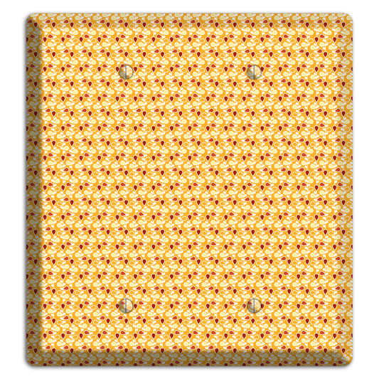 Tiny Yellow Teardrop Vine 2 Blank Wallplate