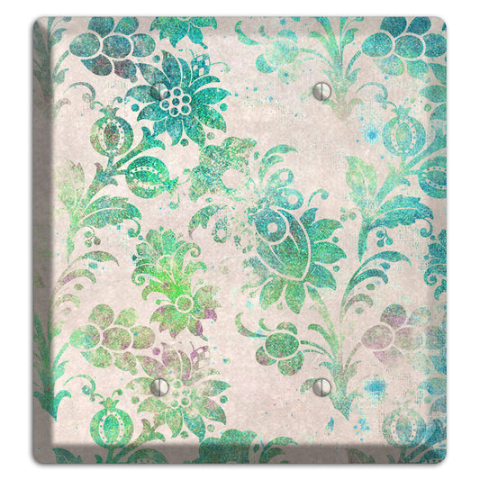 Acapulco Whimsical Damask 2 Blank Wallplate