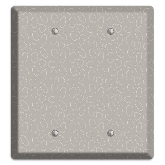 Simple Scandanavian Style E 2 Blank Wallplate