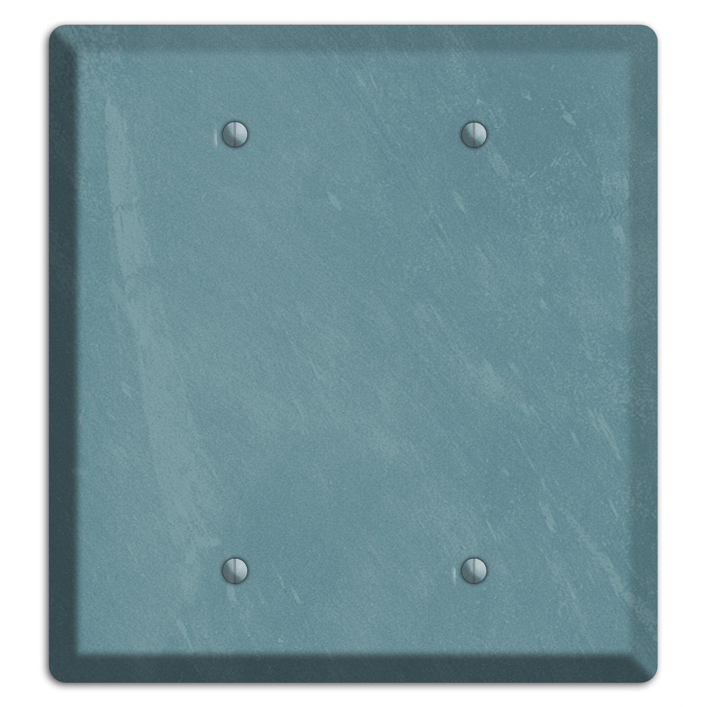 Chalk Teal 2 Blank Wallplate