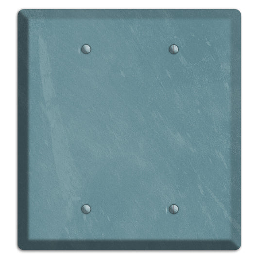 Chalk Teal 2 Blank Wallplate