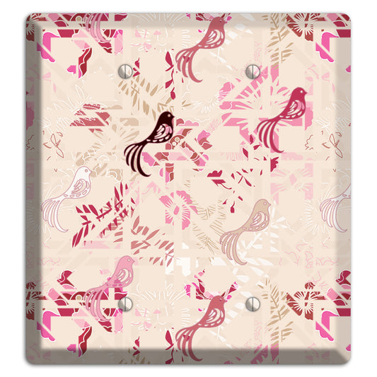 Floral Songbirds 2 Blank Wallplate