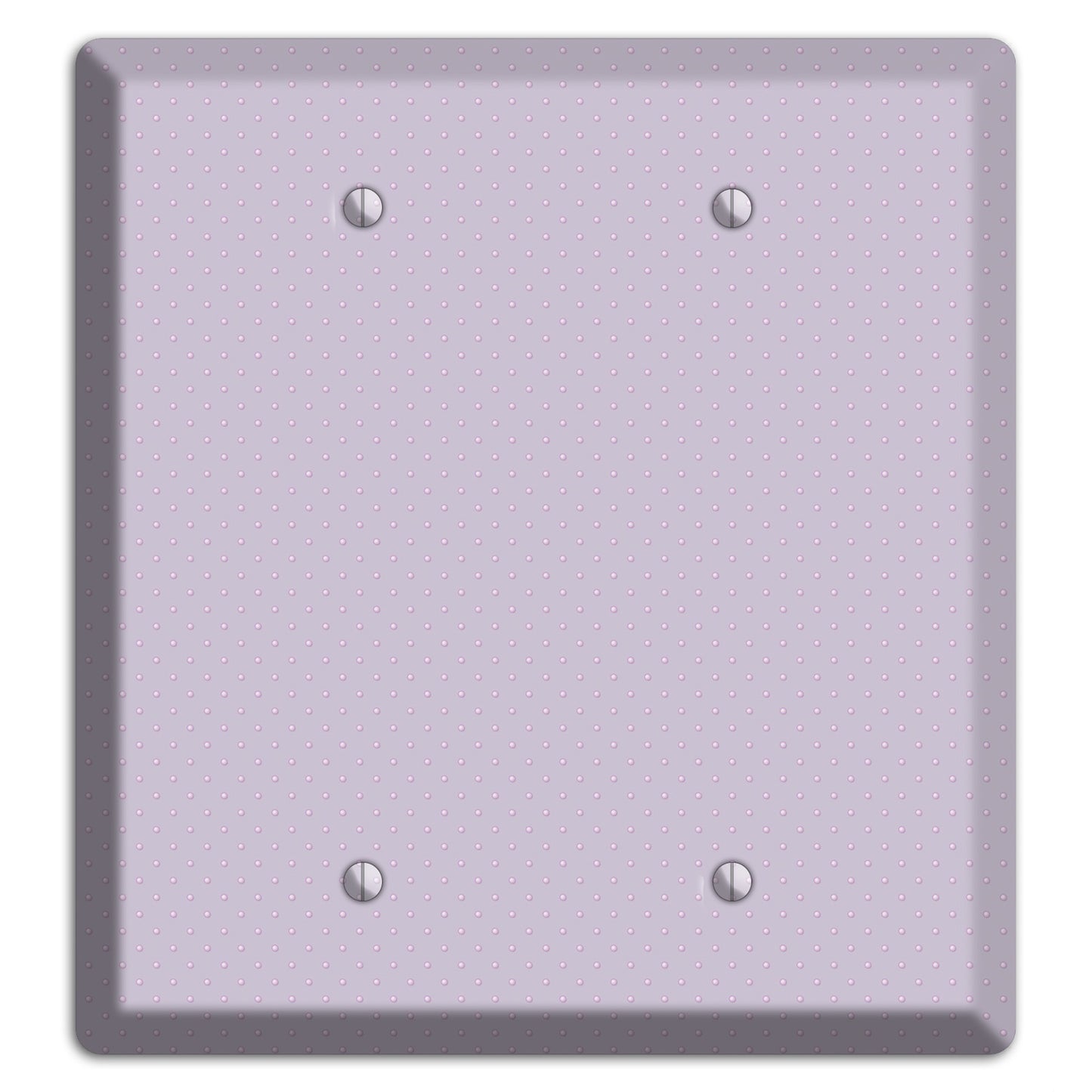 Lavende with Tiny Dots 2 Blank Wallplate