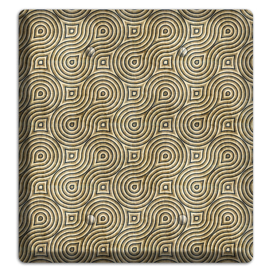 Olive Swirl 2 Blank Wallplate