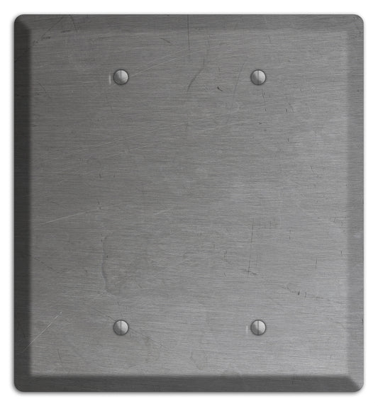 Raw Steel 2 Blank Wallplate