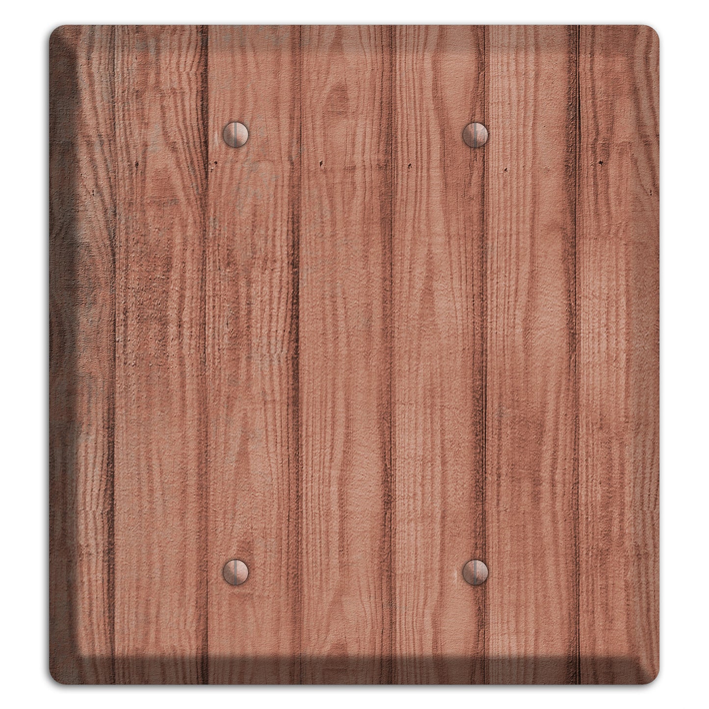 Coral Tree Weathered Wood 2 Blank Wallplate