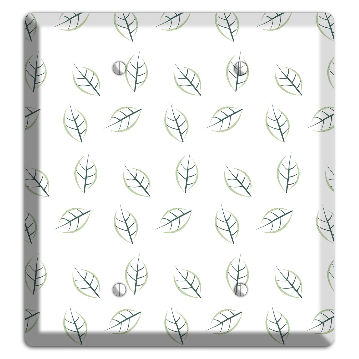 Leaves Style DD 2 Blank Wallplate