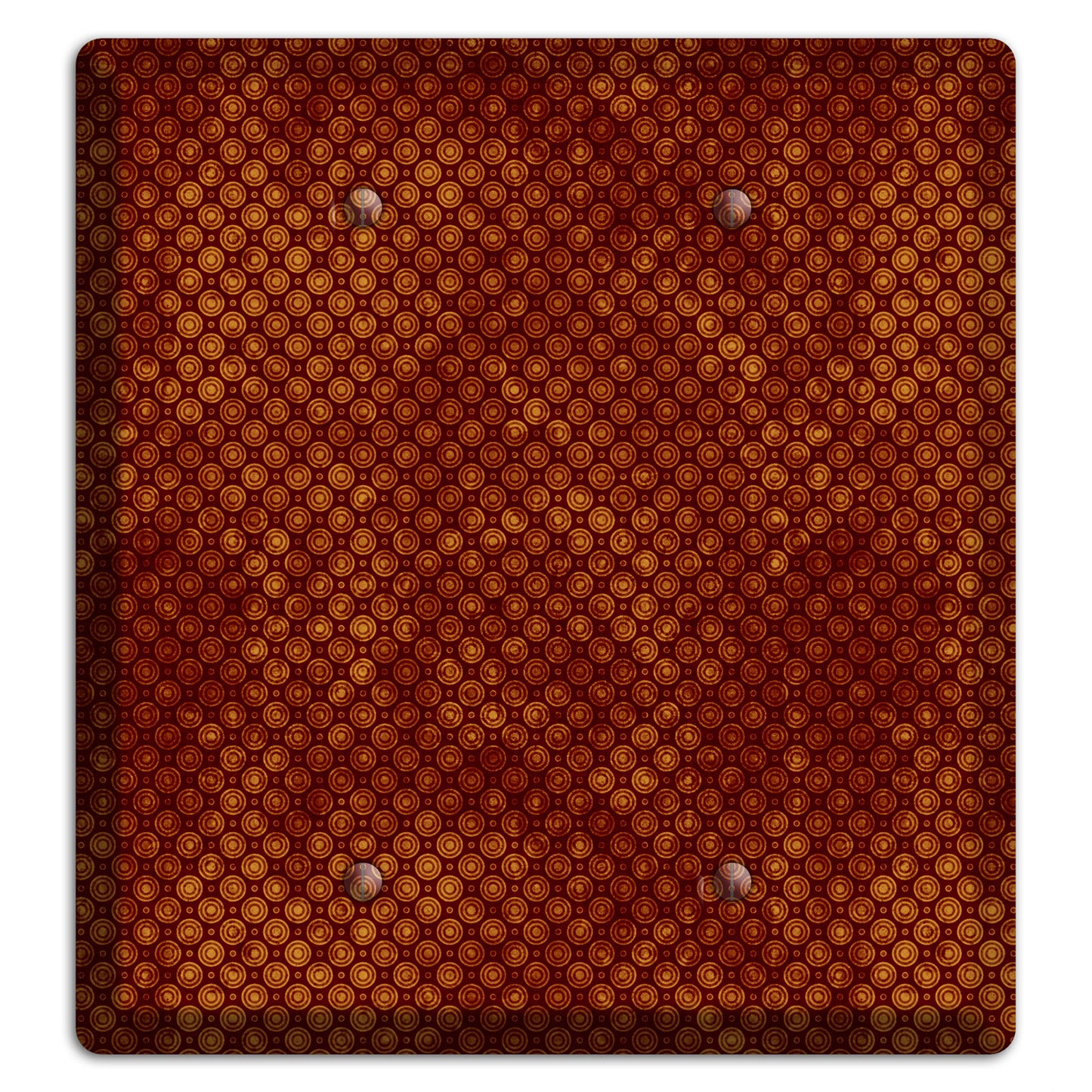 Maroon Tiny Circles 2 Blank Wallplate