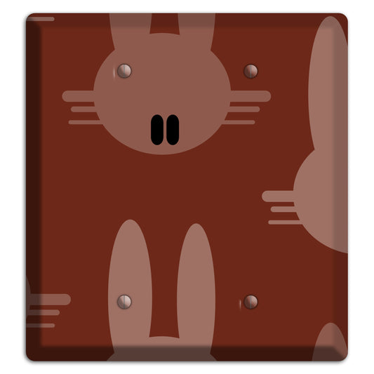 Maroon Bunny 2 Blank Wallplate