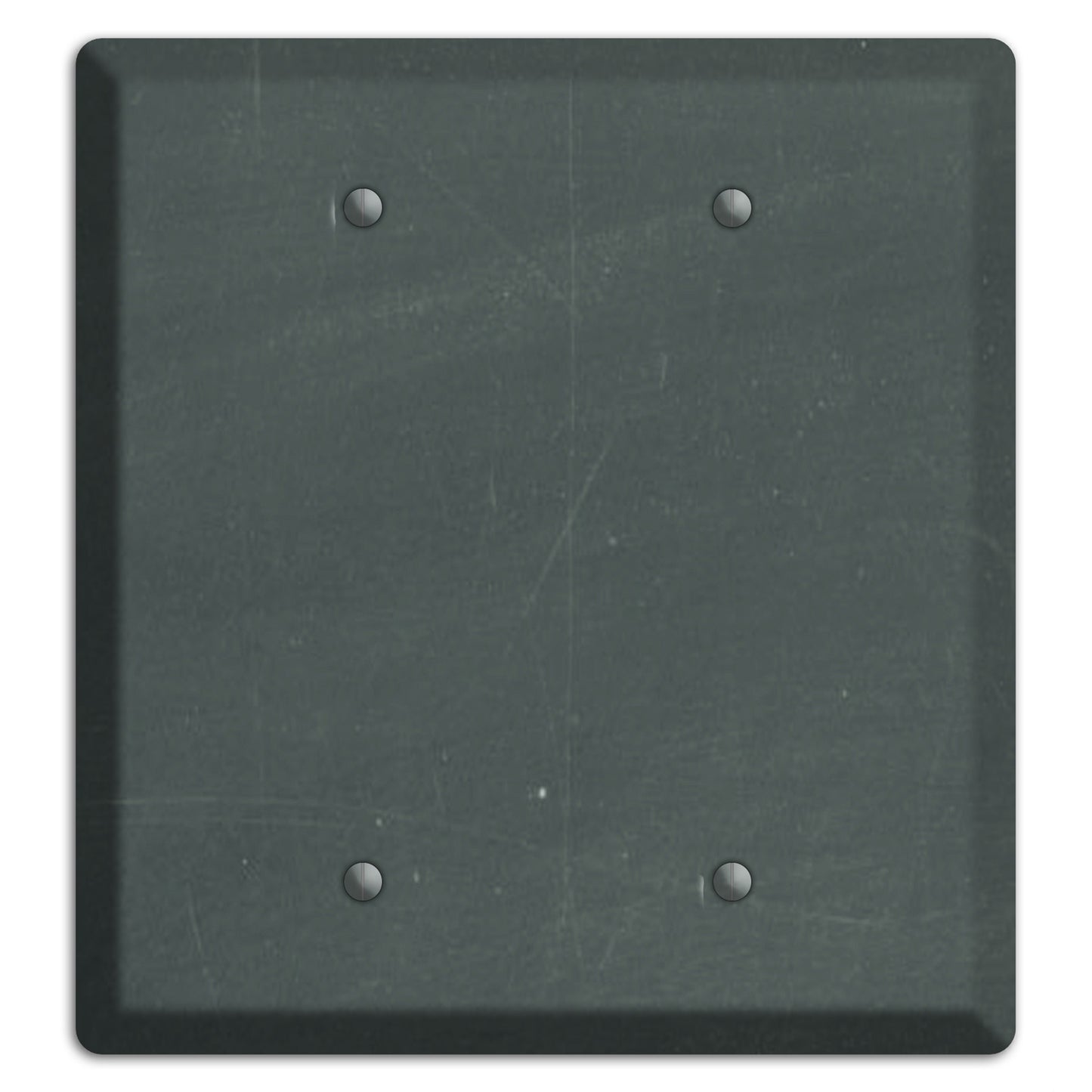 Chalk Dark Grey 2 Blank Wallplate