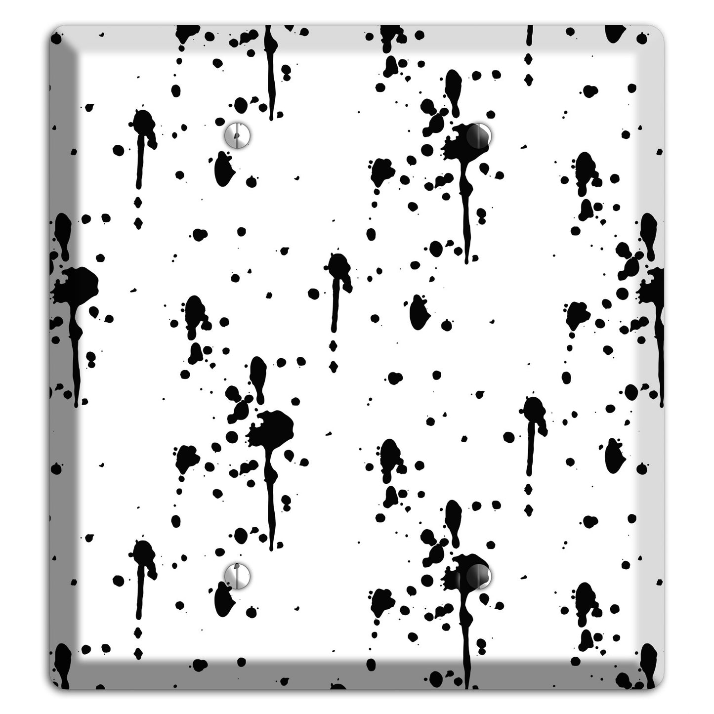 Ink Drips 7 2 Blank Wallplate