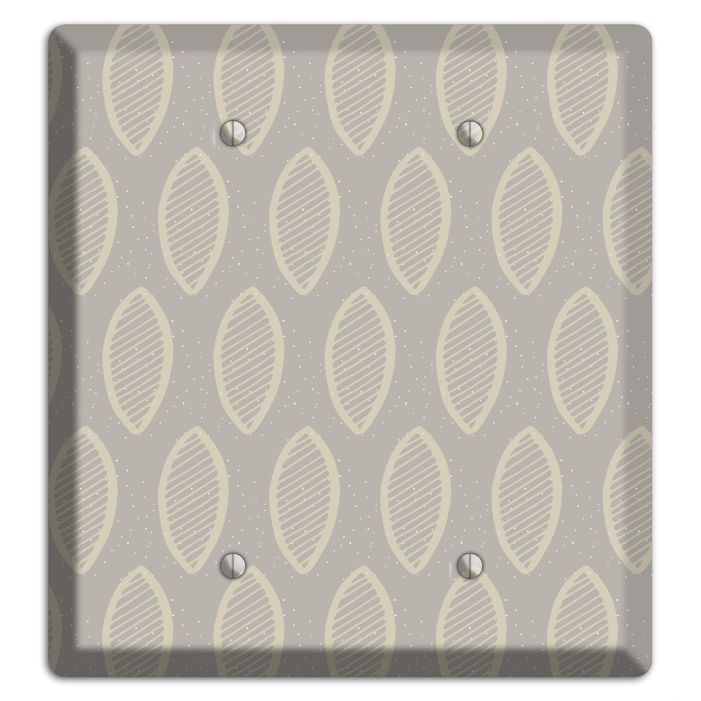 Simple Scandanavian Style W 2 Blank Wallplate