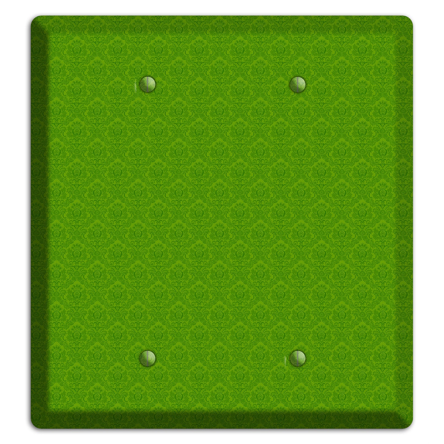 Green Cartouche 2 Blank Wallplate