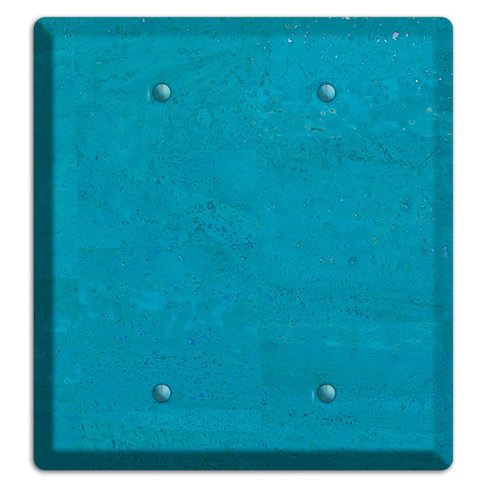 Bahama Blue Cork 2 Blank Wallplate