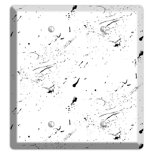 Ink Splash 1 2 Blank Wallplate