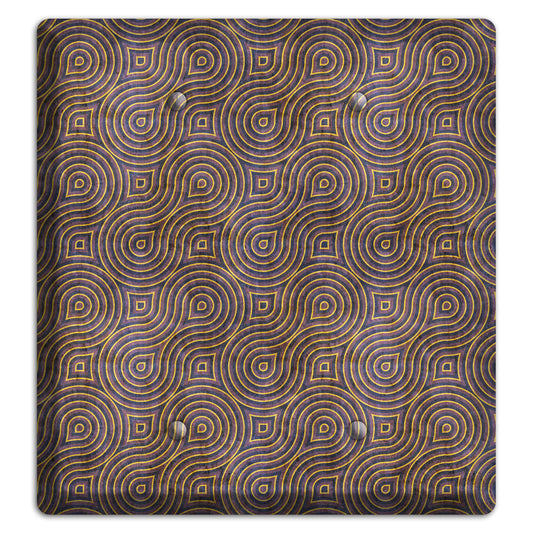 Purple Swirl 2 Blank Wallplate