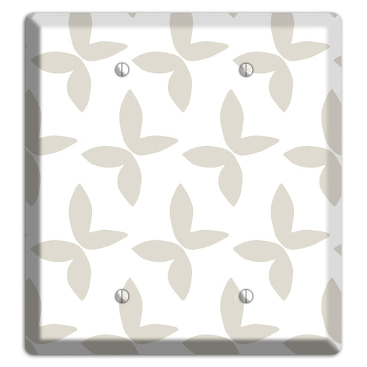 Simple Scandanavian Style O 2 Blank Wallplate