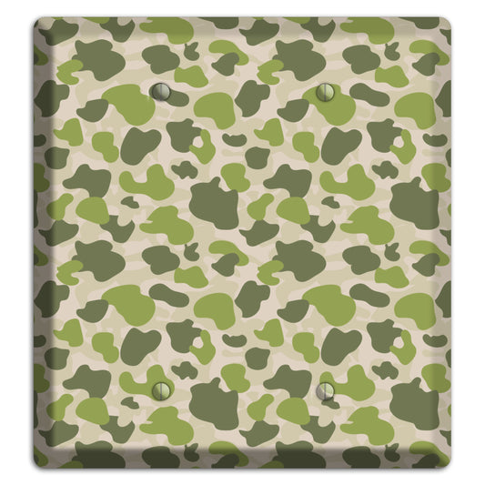 Jungle Green Parachute Camo 2 Blank Wallplate